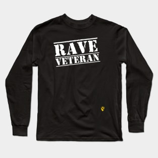 Rave Veteran - White Long Sleeve T-Shirt